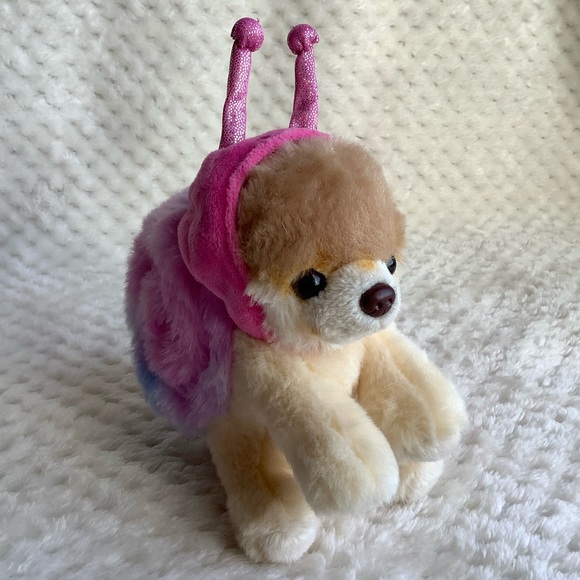 GUND Itty Bitty Boo Dog Snail Spin Master Plush Stuffed Animal Toy - Picture 2 of 16